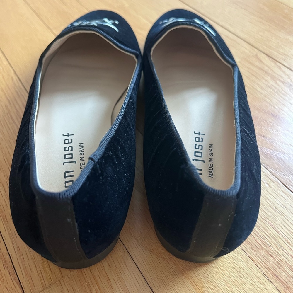Jon Josef Gatsby Skull Flats Velvet Loafers - Picture 6 of 7